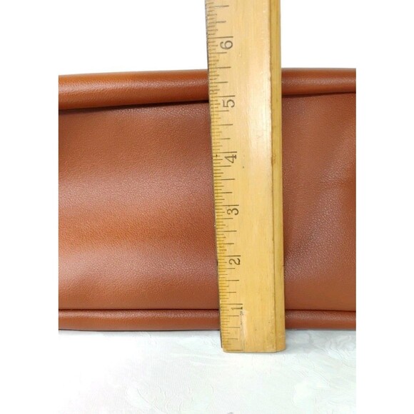 Neiman Marcus Tote Bag Large Brown Tan Faux Leather Suede Lined Purse NEW 15” - Picture 15 of 16